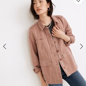 Madewell (Re)sourced BioFibre™ Chore Jacket in Faded Mauve